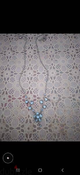 necklace blue sky necklace high quality vintage 4