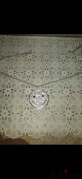 necklace strass with chain 2=15$ 9