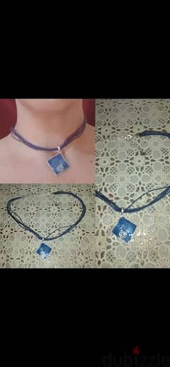 necklace royal blue necklace 0