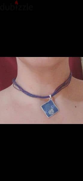 necklace royal blue necklace 3