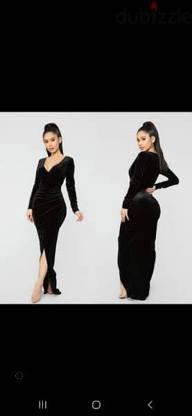 long dress open side s to xxL