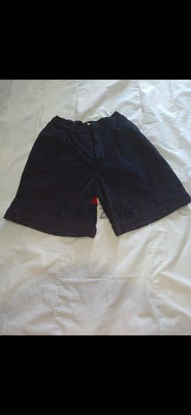 corduroy shorts + belt  بس كحلي باقي s to xL  1=7$ or 3=15$ 7