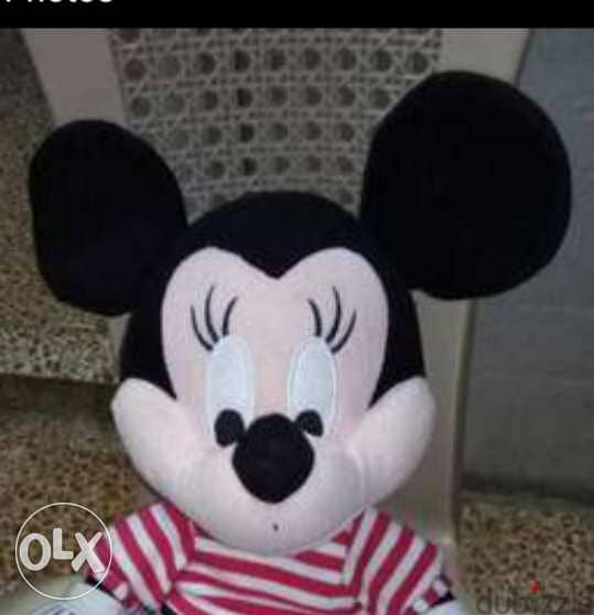 MINNIE MOUSE Plush as new, 43 Cm DISNEY weared stuffed large Toy=13$ 2