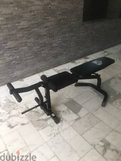 adjustable bench with legs extension and curl like new 70/443573 RODGE