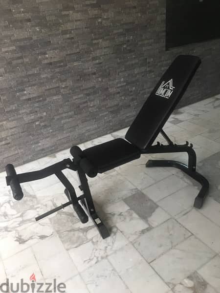 adjustable bench with legs extension and curl like new 70/443573 RODGE 2