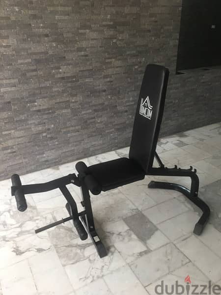 adjustable bench with legs extension and curl like new 70/443573 RODGE 3
