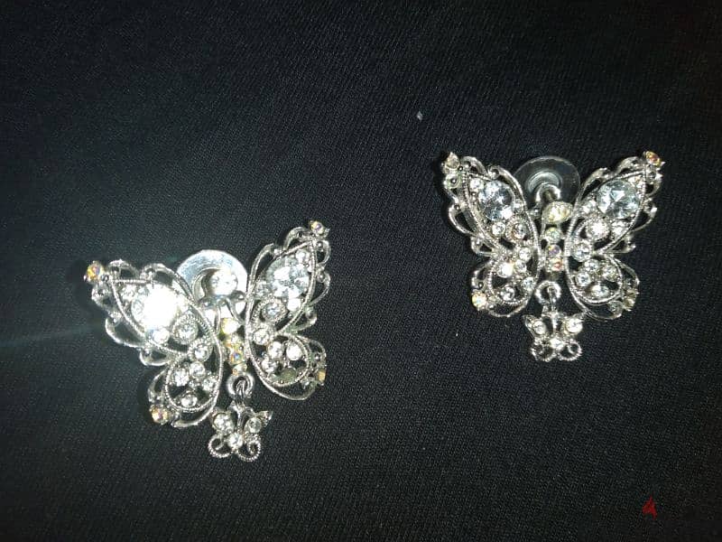 earrings butterflies swarovski original 3