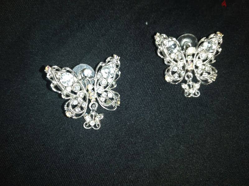 earrings butterflies swarovski original 5