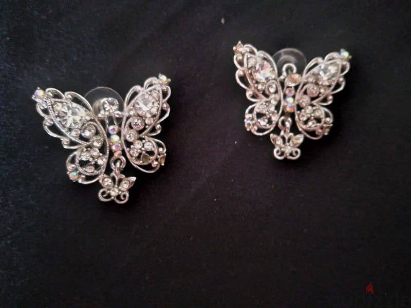 earrings butterflies swarovski original 6