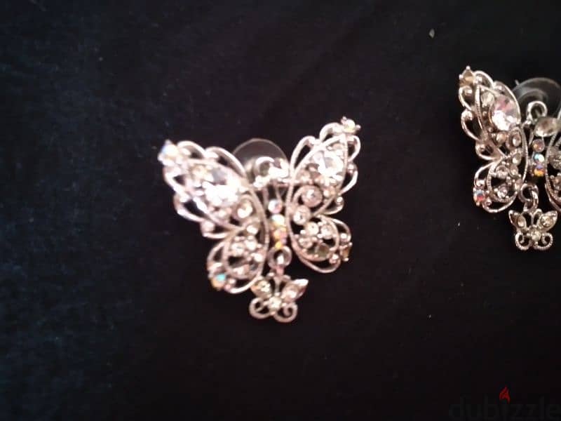 earrings butterflies swarovski original 7