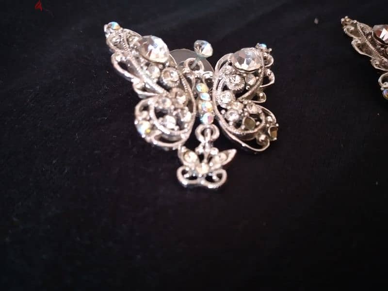 earrings butterflies swarovski original 9