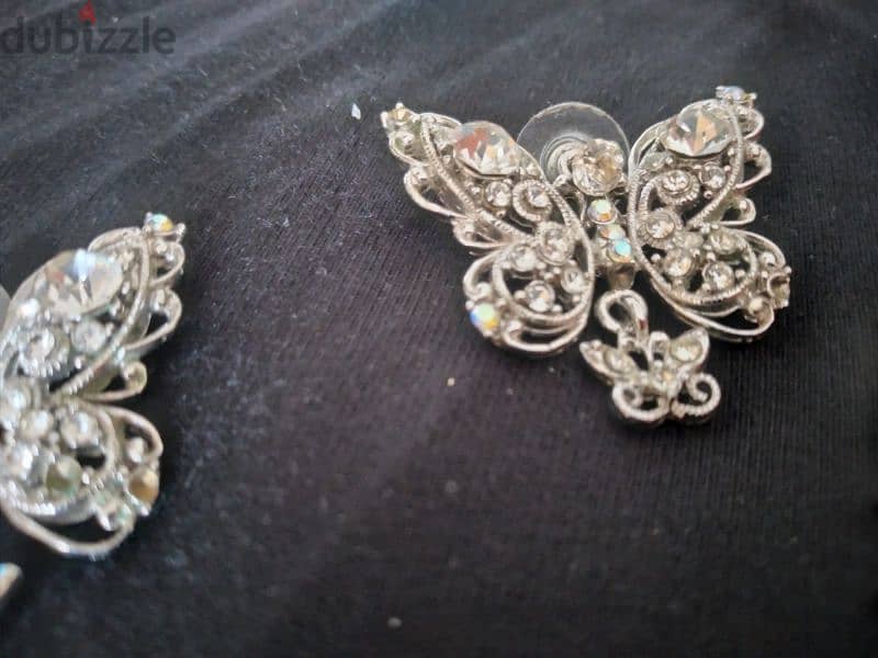 earrings butterflies swarovski original 10