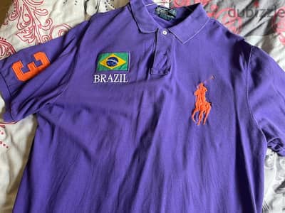 ralph lauren purple polo brasil authentic edition for 20 $