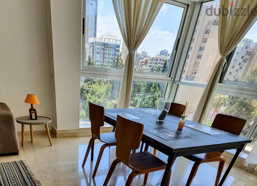 118 Sqm | Fully furnished apartment for Rent in Achrafieh 3