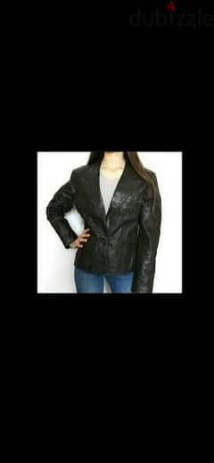 real leather jacket brown s to xL