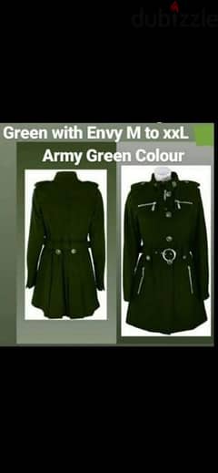 army green coat joukh m to xxL 0