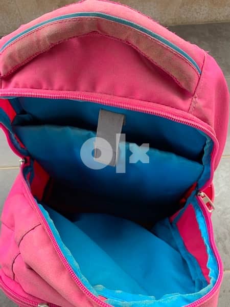 pink backpack with wheels for school 5