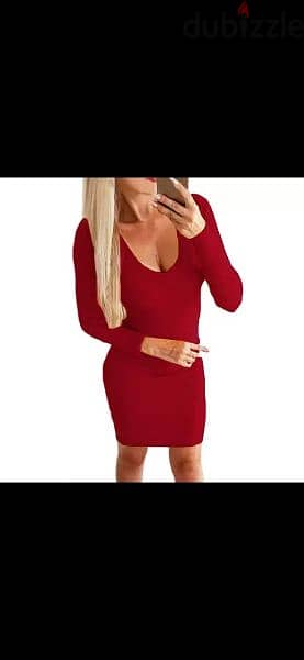 cut out neck dress s to xxL 1