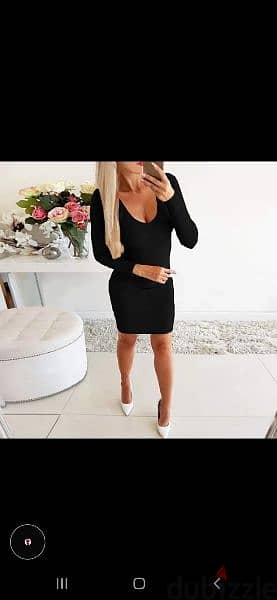 cut out neck dress s to xxL 2