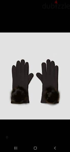 gloves with pum pum fur 3 colours 2