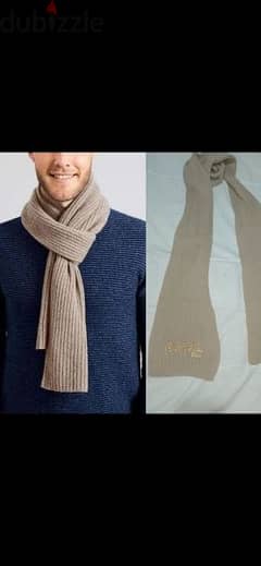 wool scarf G star beige in gift paper bag  1=7$ or 3=15$