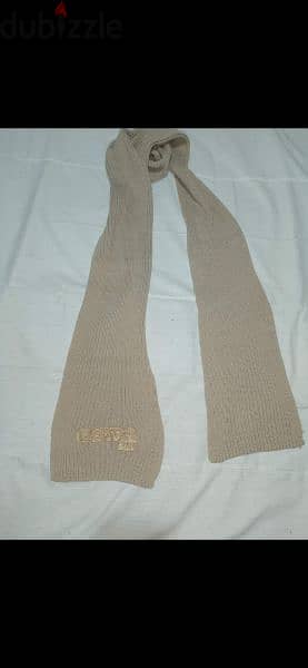 wool scarf G star beige in gift paper bag  1=7$ or 3=15$ 3