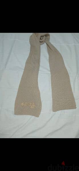 wool scarf G star beige in gift paper bag  1=7$ or 3=15$ 4