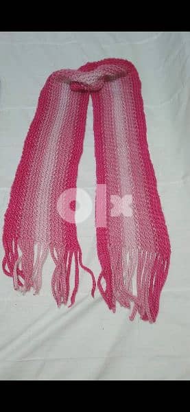 wool scarf pink thick  1=7$ or 3=15$ 3