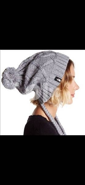 grey wool hat withvover ears. children or women 1