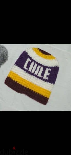 wool purple yellow hat  1=7$ or 3=15$ 3