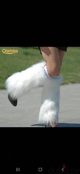 white leg cover all fur 2