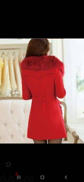 red coat removable fur s to xxL 1