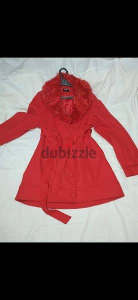 red coat removable fur s to xxL 3