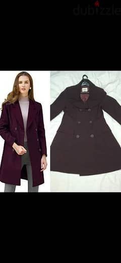 burgundy dark coat s to xxxL