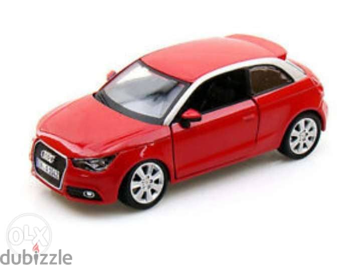 Audi A1 diecast car model 1:24 1