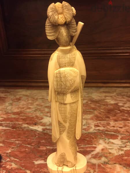 beautiful japanese meij era staue signed by artist 2