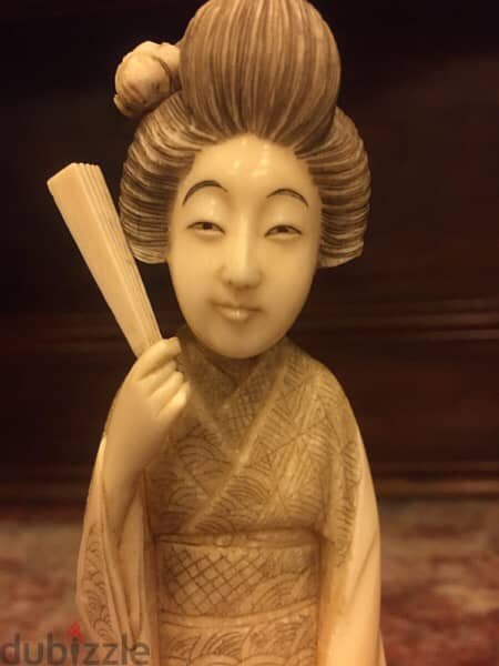 beautiful japanese meij era staue signed by artist 4