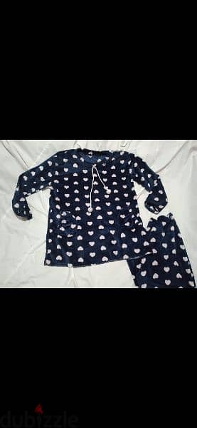 navy moher pyjama hearts print s to xxL 2