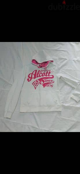 hoodie white pink design s to xxL 3