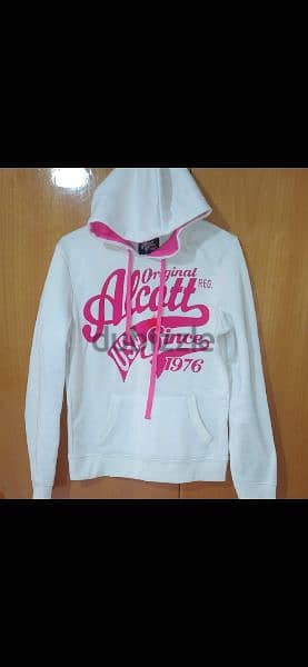 hoodie white pink design s to xxL 6