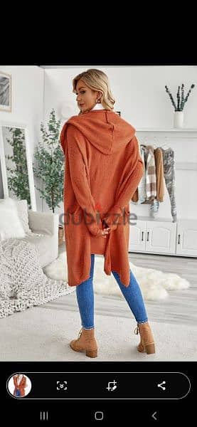 orange dark long sweater s to xxL 1