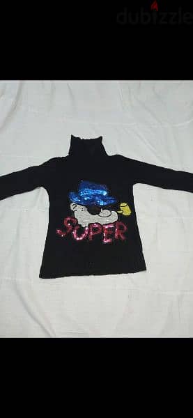 sweater black with sequins design s to xxL  1=7$ or 3=15$ 3