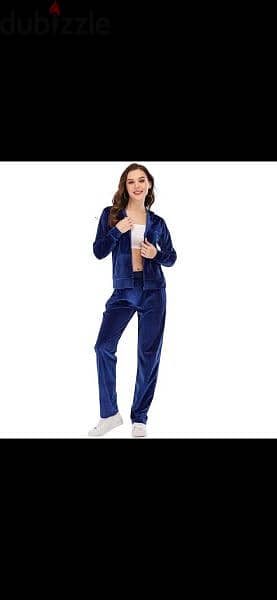 navy jogging set velvet s to xxL 1