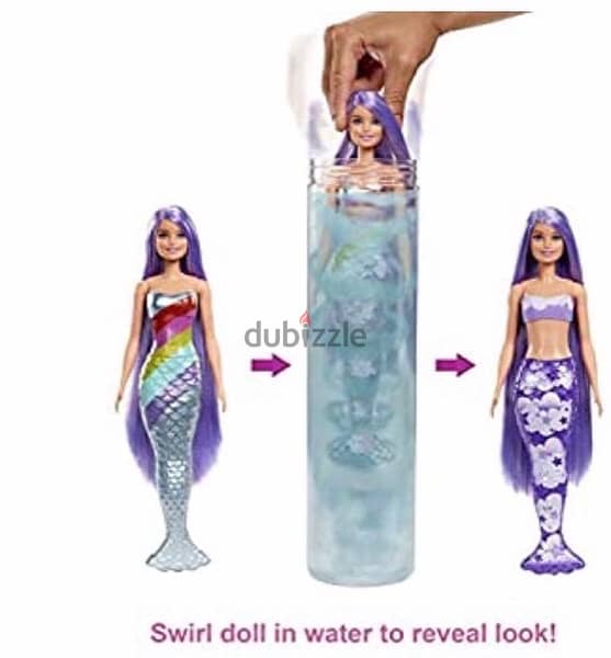 Barbie Color Reveal Mermaid Doll with 7 Unboxing Surprises 1