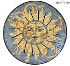 mosaic Greek sun