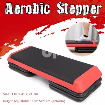 110Cm 4 Risers Aerobic Exercise Step Stepper