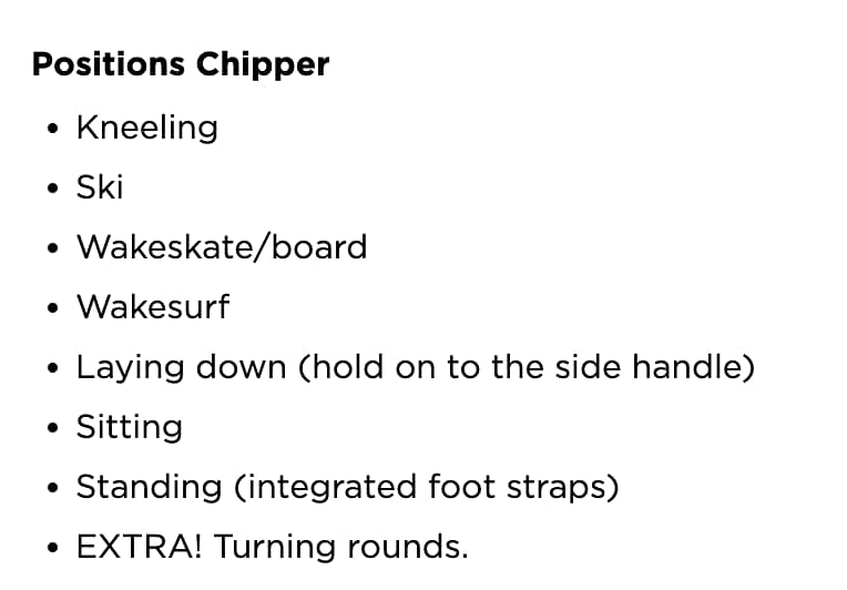 Wakeboard - Waterskis - Round board Chipper Jobe 4