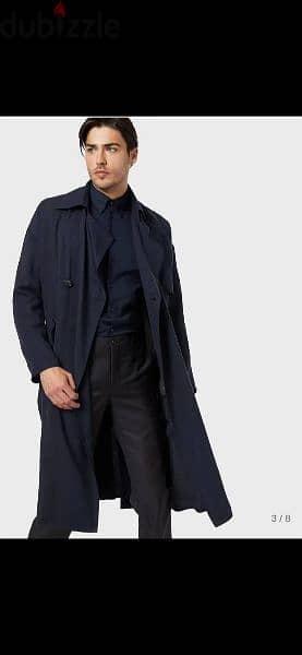 coat paded trenchcoat for men size L to xxxL