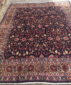 سجاد عجمي. 378/302. Persian Carpet. Hand made. Tapis