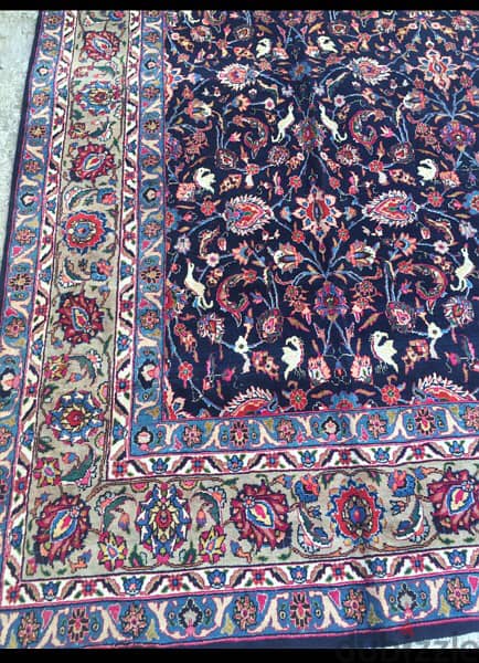 سجاد عجمي. 378/302. Persian Carpet. Hand made. Tapis 1